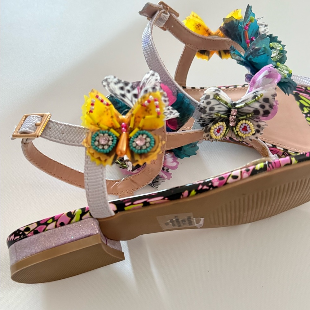 Colorful Butterfly Sandals - Picture 4 of 4